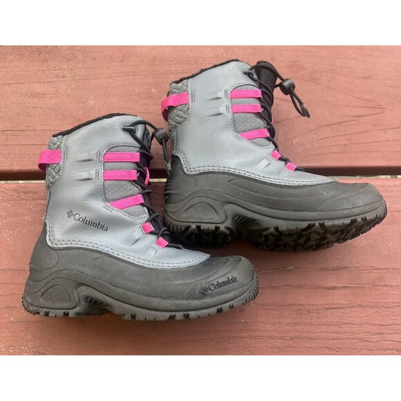 COLUMBIA Girls Bugaboo Celsius Winter Snow Boots Waterproof Insulate Size 3 Girl - Picture 1 of 12